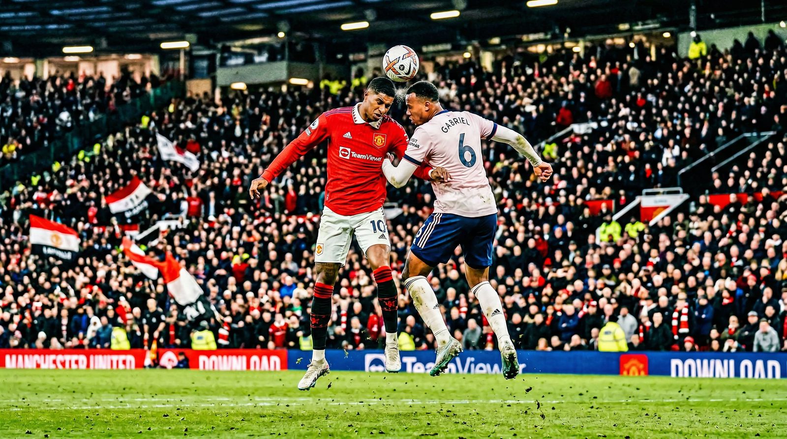 Football match action